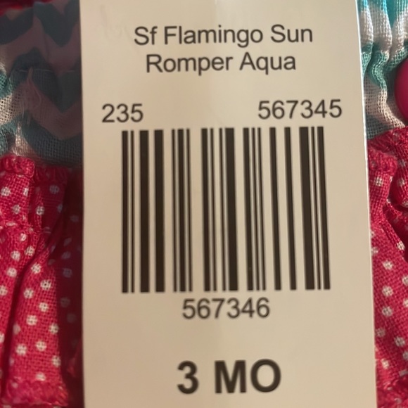 Indigo Souls (Kids) NWT 3mos flamingo bathing suit - Picture 8 of 8